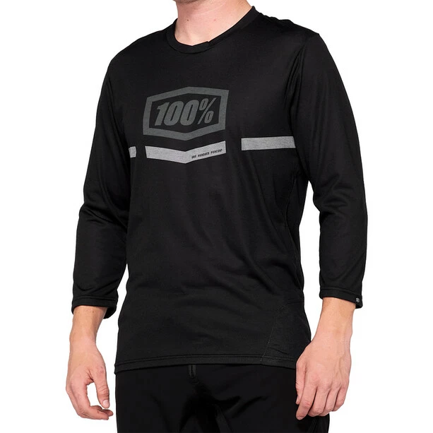 100% Airmatic Enduro/Trail 3/4 Trikot Herren Schwarz/grau 3 100% Airmatic Enduro/Trail 3/4 Trikot Herren Schwarz/grau