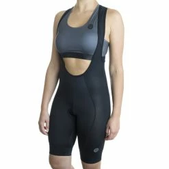 AGU Essential II Trägershorts Damen Schwarz -Cityräder magasin en ligne agu essential ii bib shorts women black 4