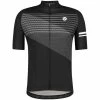 AGU Essential Striped Kurzarm Trikot Herren Schwarz