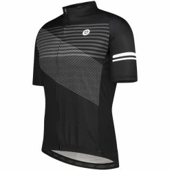 AGU Essential Striped Kurzarm Trikot Herren Schwarz -Cityräder magasin en ligne agu essential striped ss jersey men black 3