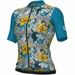 Alé Cycling Alé Cycling Hibiscus Kurzarm Trikot Damen Blau