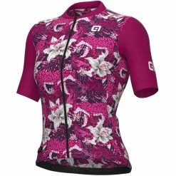 Alé Cycling Alé Cycling Hibiscus Kurzarm Trikot Damen Lila