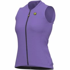 Alé Cycling Alé Cycling Solid Color Block Trikot Ärmellos Damen Lila