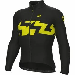 Alé Cycling Alé Cycling Solid Ready Langarm Trikot Herren Schwarz/gelb