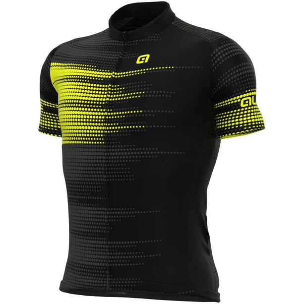 Alé Cycling Alé Cycling Turbo Kurzarm Trikot Herren Schwarz/gelb 3 Alé Cycling Alé Cycling Turbo Kurzarm Trikot Herren Schwarz/gelb