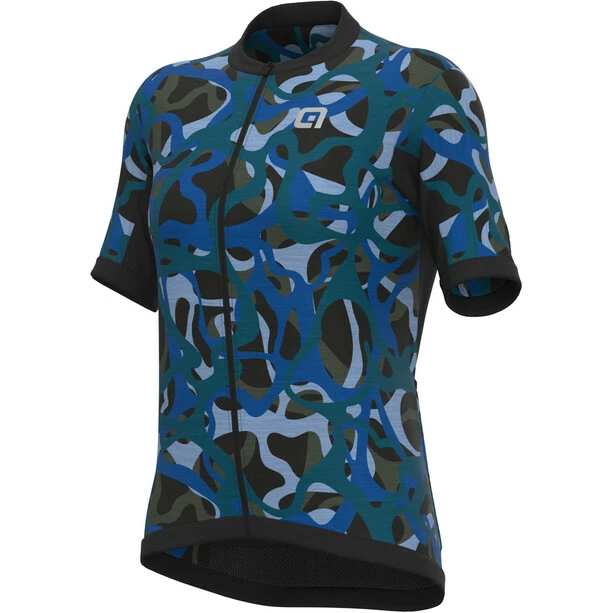 Alé Cycling Alé Cycling Woodland Kurzarm Trikot Damen Blau/schwarz 3 Alé Cycling Alé Cycling Woodland Kurzarm Trikot Damen Blau/schwarz