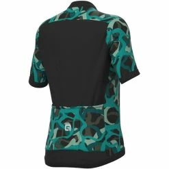 Alé Cycling Alé Cycling Woodland Kurzarm Trikot Damen Petrol/oliv -Cityräder magasin en ligne ale cycling woodland ss jersey women green 2