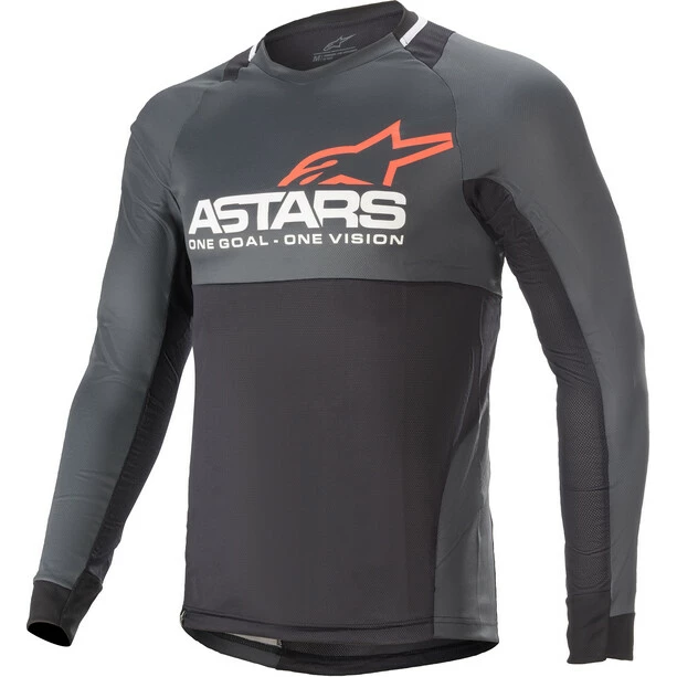 Alpinestars Drop 8.0 Langarm Trikot Herren Schwarz 3 Alpinestars Drop 8.0 Langarm Trikot Herren Schwarz