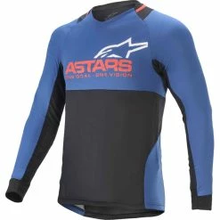 Alpinestars Drop 8.0 Langarm Trikot Herren Blau