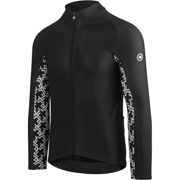 ASSOS Mille GT Frühling/Herbst Langarm Trikot Herren Schwarz/weiß 3 ASSOS Mille GT Frühling/Herbst Langarm Trikot Herren Schwarz/weiß