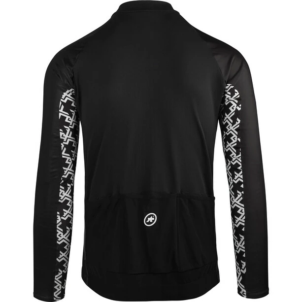 ASSOS Mille GT Frühling/Herbst Langarm Trikot Herren Schwarz/weiß 4 ASSOS Mille GT Frühling/Herbst Langarm Trikot Herren Schwarz/weiß – Bild 2