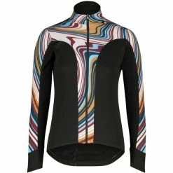 Bioracer Vesper Tempest LT Thermal Langarm Trikot Damen Schwarz/bunt