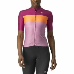 Castelli Aero Pro Trikot Damen Pink/lila