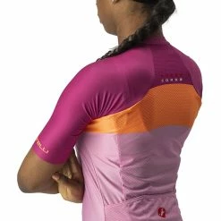 Castelli Aero Pro Trikot Damen Pink/lila -Cityräder magasin en ligne castelli aero pro jersey women pink coral flash magenta 5