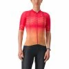 Castelli Climber'S 2.0 Trikot Damen Rot/orange -Cityräder magasin en ligne castelli climbers 20 jersey women hibiscus soft orange 1