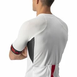 Castelli Entrata VI Trikot Herren Weiß/rot -Cityräder magasin en ligne castelli entrata vi jersey men ivory light black red 3