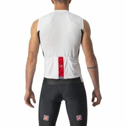 Castelli Entrata VI Ärmelloses Trikot Herren Weiß/schwarz -Cityräder magasin en ligne castelli entrata vi sleeveless jersey men ivory light black red 2