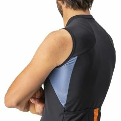 Castelli Entrata VI Ärmelloses Trikot Herren Schwarz/grau 12 Castelli Entrata VI Ärmelloses Trikot Herren Schwarz/grau -Cityräder magasin en ligne castelli entrata vi sleeveless jersey men light black light steel blue pop orange 5