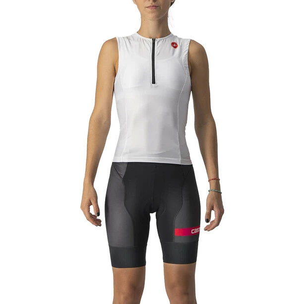 Castelli Free 2 Tri Singlet Damen Weiß/schwarz 3 Castelli Free 2 Tri Singlet Damen Weiß/schwarz