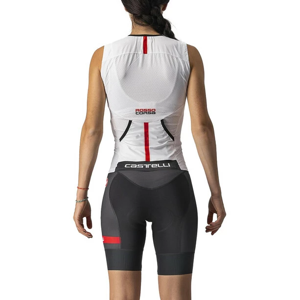 Castelli Free 2 Tri Singlet Damen Weiß/schwarz 4 Castelli Free 2 Tri Singlet Damen Weiß/schwarz – Bild 2