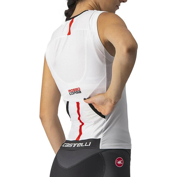 Castelli Free 2 Tri Singlet Damen Weiß/schwarz 5 Castelli Free 2 Tri Singlet Damen Weiß/schwarz – Bild 3