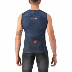 Castelli Insider Trikot Ärmellos Herren Blau -Cityräder magasin en ligne castelli insider sl jersey men savile blue 2