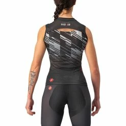Castelli Insider Trikot Ärmellos Damen Schwarz -Cityräder magasin en ligne castelli insider sl jersey women black 2