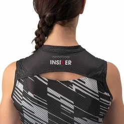Castelli Insider Trikot Ärmellos Damen Schwarz -Cityräder magasin en ligne castelli insider sl jersey women black 3