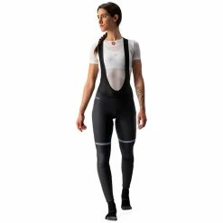 Castelli Polare Trägerhose Damen Schwarz -Cityräder magasin en ligne castelli polare bib tights women black 6