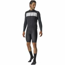 Castelli Prologo 7 Langarm Trikot Herren Schwarz/silber -Cityräder magasin en ligne castelli prologo 7 longsleeve jersey men light black silver gray ivory 6