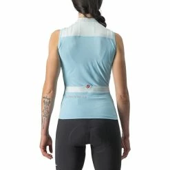 Castelli Solaris Ärmelloses Trikot Damen Türkis -Cityräder magasin en ligne castelli solaris sleeveless jersey women skylight light acqua 2
