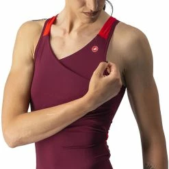 Castelli Solaris Top Damen Rot -Cityräder magasin en ligne castelli solaris top women bordeaux red 3
