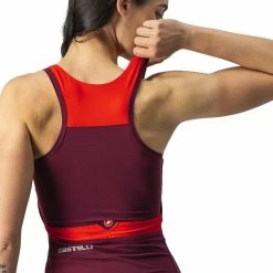 Castelli Solaris Top Damen Rot -Cityräder magasin en ligne castelli solaris top women bordeaux red 5