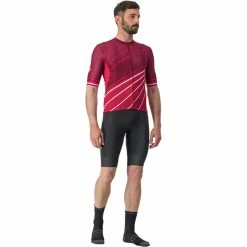 Castelli Speed Strada Trikot Herren Rot -Cityräder magasin en ligne castelli speed strada jersey men bordeaux persian red 3