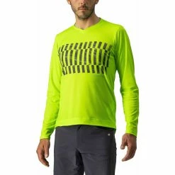 Castelli Trail Tech Langarmtrikot Herren Gelb