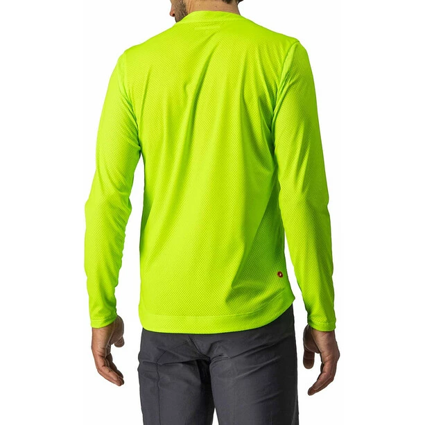 Castelli Trail Tech Langarmtrikot Herren Gelb 4 Castelli Trail Tech Langarmtrikot Herren Gelb – Bild 2