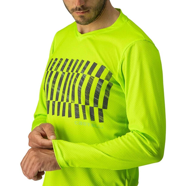 Castelli Trail Tech Langarmtrikot Herren Gelb 5 Castelli Trail Tech Langarmtrikot Herren Gelb – Bild 3