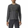 Castelli Trail Tech Langarm Tee Herren Grau -Cityräder magasin en ligne castelli trail tech longsleeve tee men dark gray black electric lime 1