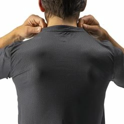 Castelli Trail Tech Tee Herren Grau -Cityräder magasin en ligne castelli trail tech tee men dark gray black electric lime 4