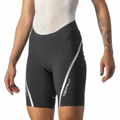 Castelli Velocissima 3 Shorts Damen Schwarz/silber -Cityräder magasin en ligne castelli velocissima 3 shorts women black silver 4