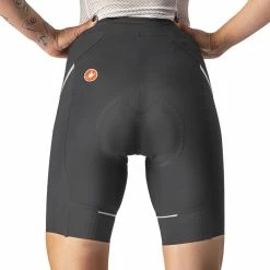 Castelli Velocissima 3 Shorts Damen Schwarz/silber -Cityräder magasin en ligne castelli velocissima 3 shorts women black silver 5