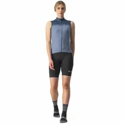 Castelli Velocissima Ärmelloses Trikot Damen Blau -Cityräder magasin en ligne castelli velocissima sleeveless jersey women light steel blue moonlite ocean 6