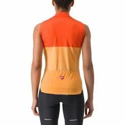 Castelli Velocissima Kurzarm Trikot Damen Orange -Cityräder magasin en ligne castelli velocissima sleeveless jersey women soft orange scarlet lava 2