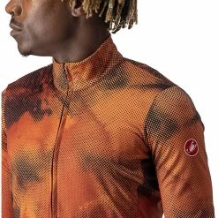 Castelli Ventaglio Langarm Trikot Herren Orange -Cityräder magasin en ligne castelli ventaglio ls jersey men fuoco 4