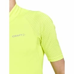 Craft ADV Endur Lumen Kurzarm Trikot Herren Gelb -Cityräder magasin en ligne craft adv endur lumen ss jersey men flumino flumino 5