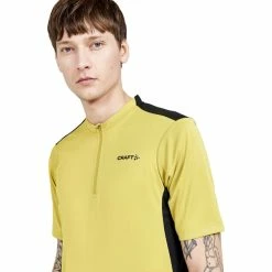 Craft Core Offroad Kurzarmtrikot Herren Gelb/schwarz -Cityräder magasin en ligne craft core offroad short sleeved jersey men yellow 5