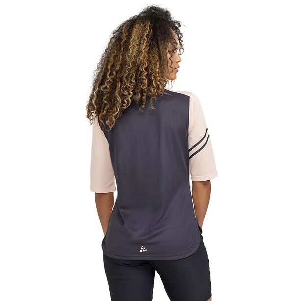 Craft Core Offroad XT Kurzarm Trikot Damen Pink/grau 5 Craft Core Offroad XT Kurzarm Trikot Damen Pink/grau – Bild 3