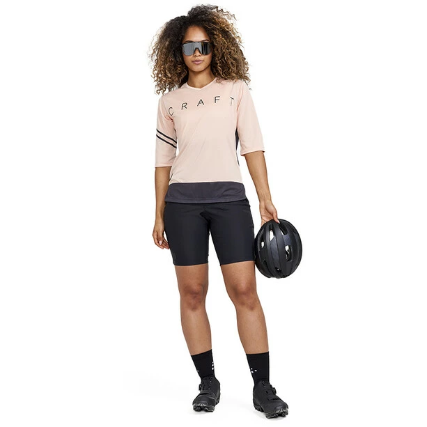 Craft Core Offroad XT Kurzarm Trikot Damen Pink/grau 8 Craft Core Offroad XT Kurzarm Trikot Damen Pink/grau – Bild 6