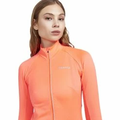 Craft Pro Bike SubZ Lumen Langarm Trikot Damen Orange -Cityräder magasin en ligne craft pro bike subz lumen ls jersey women shock 4