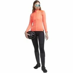 Craft Pro Bike SubZ Lumen Langarm Trikot Damen Orange -Cityräder magasin en ligne craft pro bike subz lumen ls jersey women shock 5